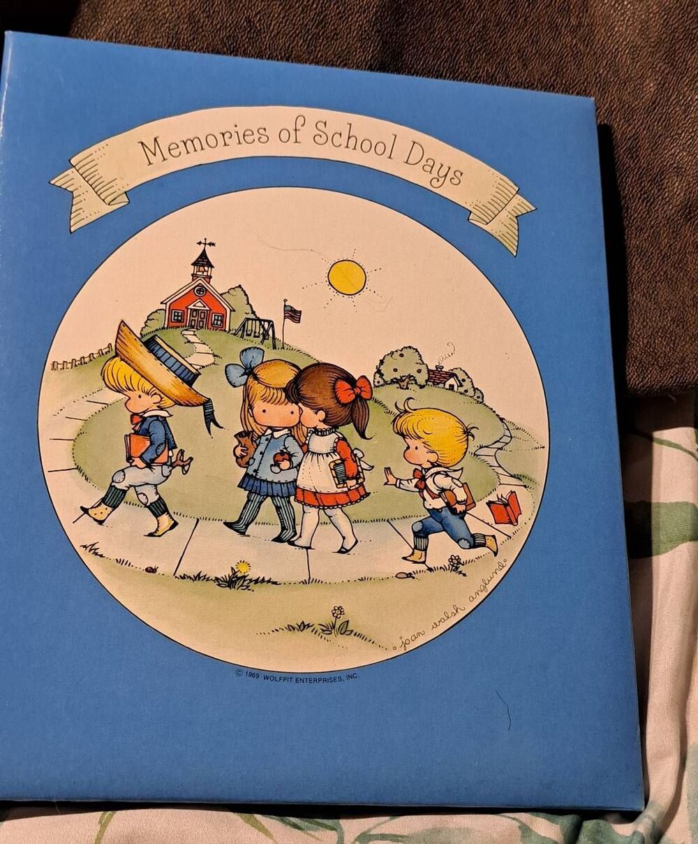 Vintage Hallmark School Memory Book Joan Walsh Anglund